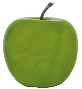 Fiberglas Deko Apfel Grün Hochglanz XL