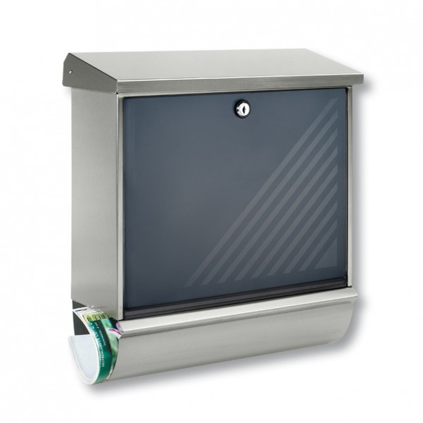 Lucca BURG-WÄCHTER | Edelstahl-Briefkasten