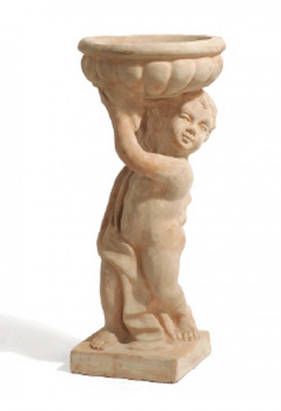 Junge Angelo hält Schale - Rossini Terracotta | Terrapalme Heim- und