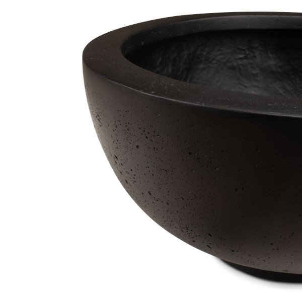 Ego Plus anthracite | Polystone Pflanzschale
