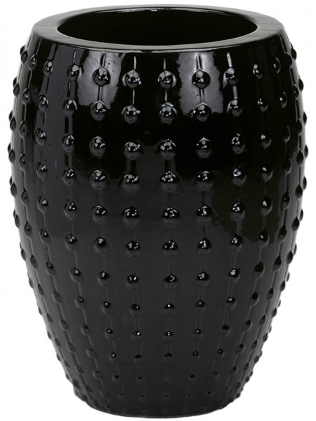Laos Black | Keramik Pflanzgefäß