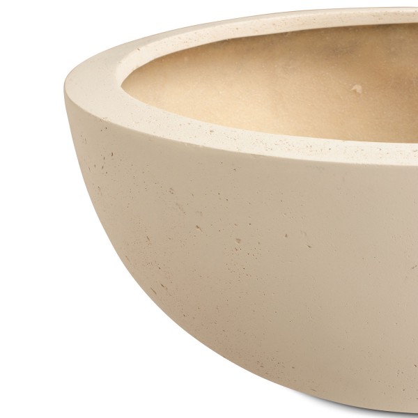 Ego Plus creme | Polystone Pflanzschale