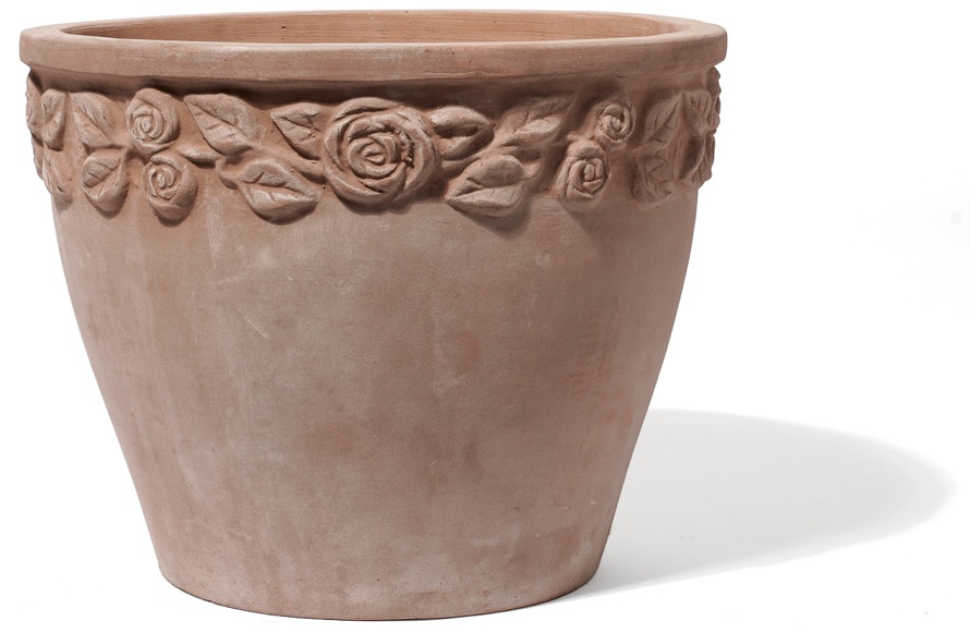 Vercelli Terracotta Rosentopf TerraBruna Terrapalme Heim und
