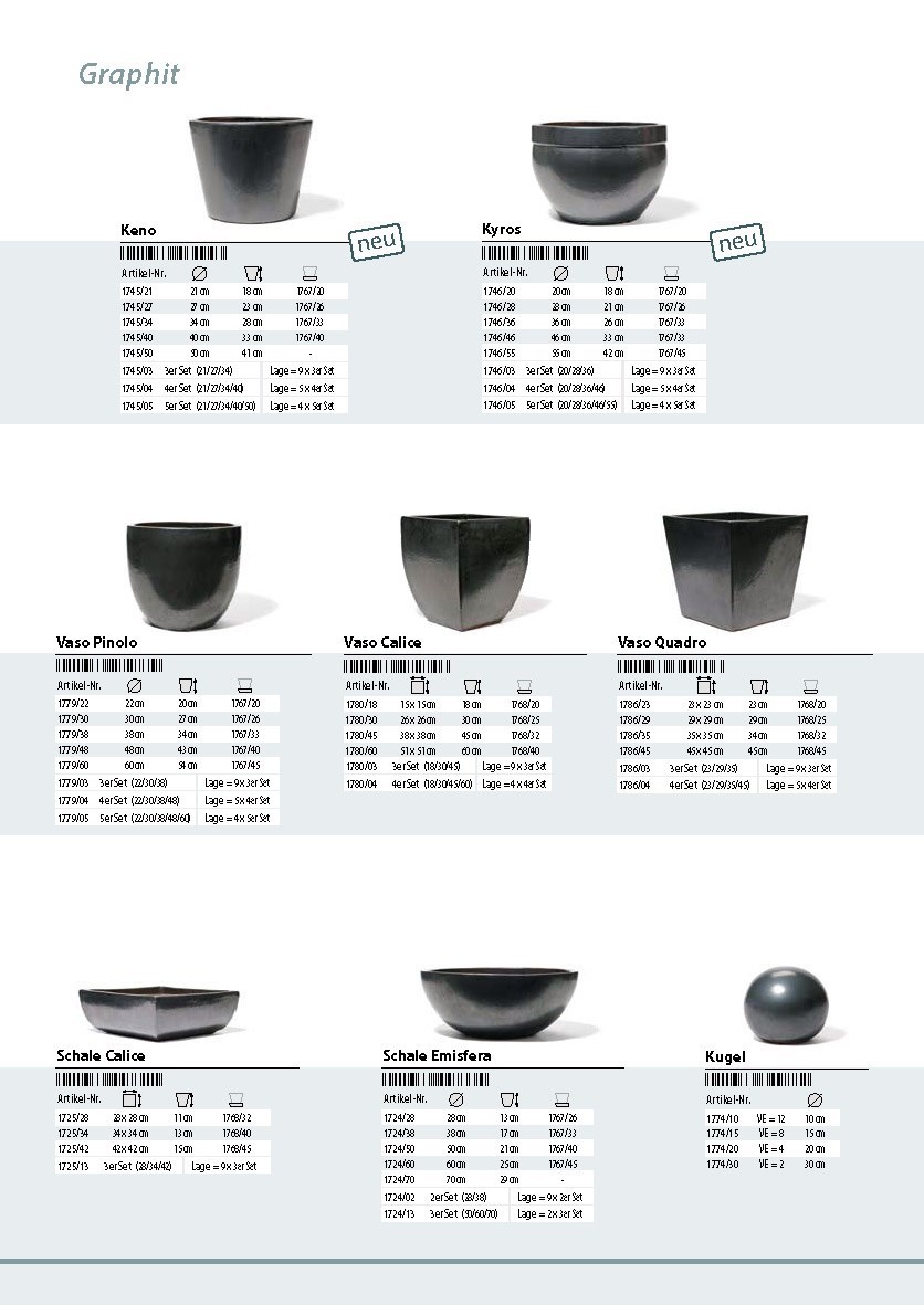 TerraDura-Keramik-Pflanzkuebel-Glasiert-Graphit
