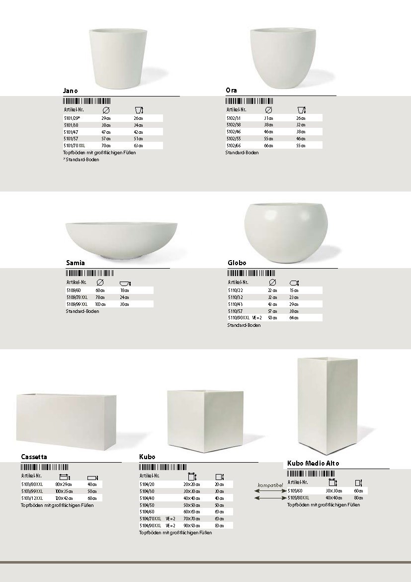 Pflanzkuebel UrbanLine Fiberglas