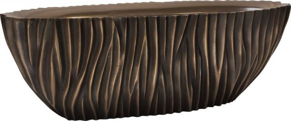 River Bronze - Pflanzvase oval