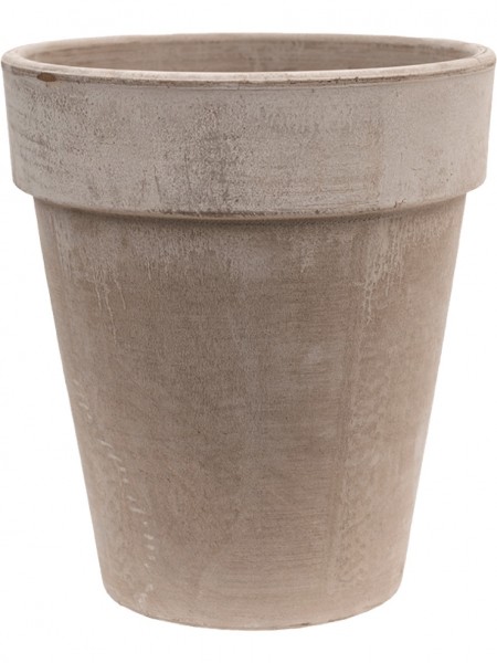 Terra Cotta - Blumenvase Grau