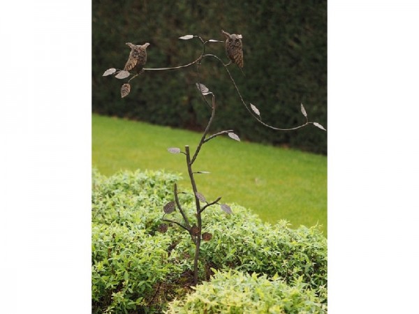 Gartenwippe Eulen aus Metall - Windspiel