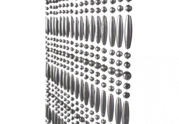 Kunststoff Türvorhang Pearl grau 200 cm