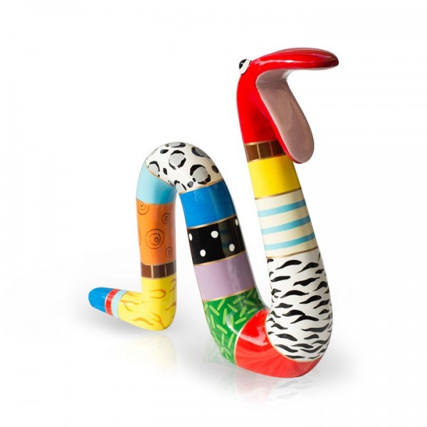 Schlange aus Fiberglas - Moving Snake Multicolor