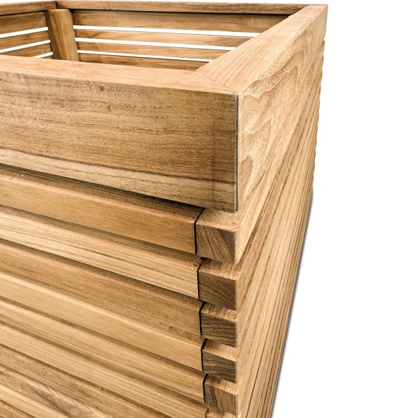 Modulo Plantagen - Teakholz Pflanzkübel