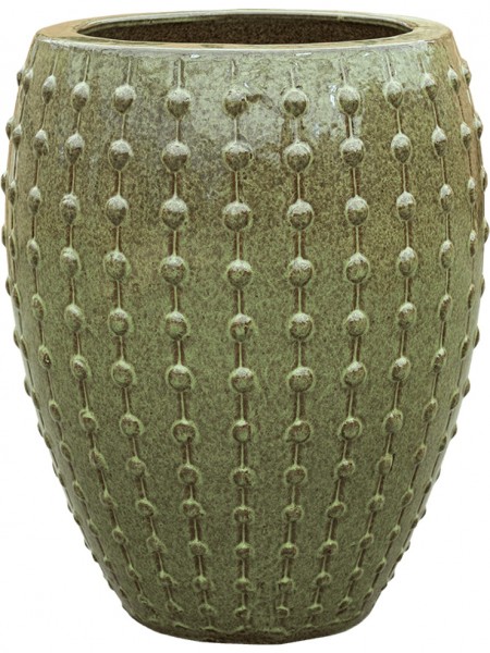 Laos Emperor grün | Keramik Pflanzgefäß