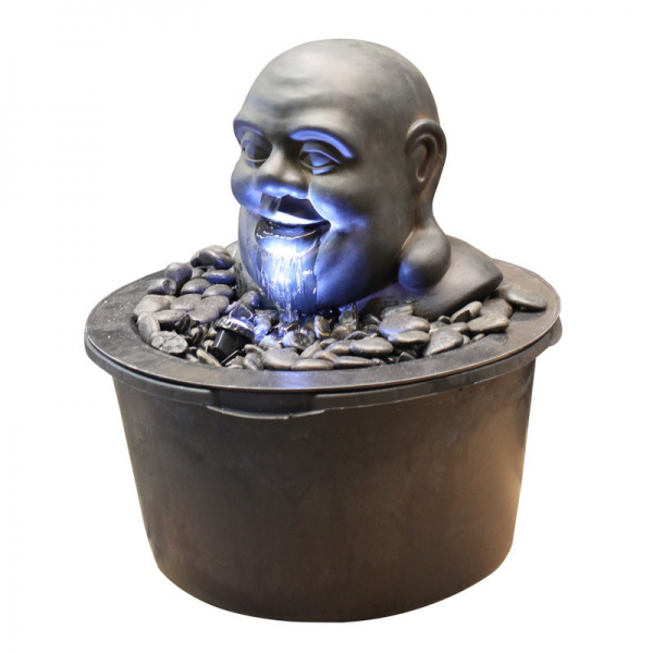 Buddhas Kopf 40 cm Außenbrunnen - Terrassenbrunnen