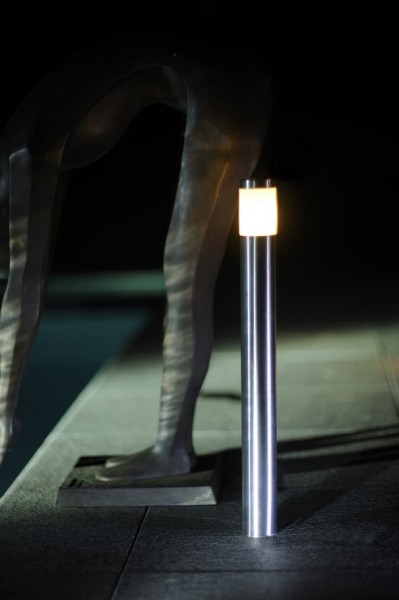 Atila LED Edelstahl Standleuchte