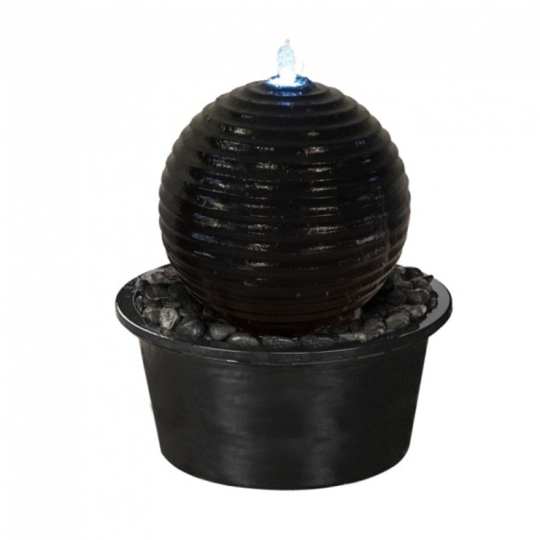 ASAKI BOULE 40 Gartenrunnen aus Fi-Beton