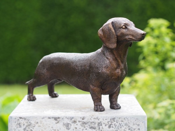 Dachshund 30 cm aus Bronze