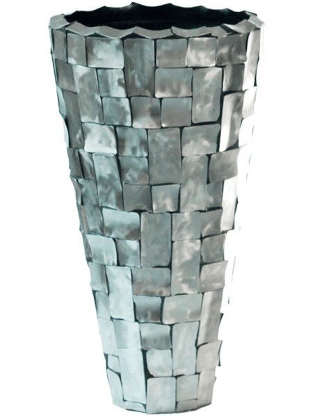 Oceana Partner rostfreie Stahlplatten Pflanzvase