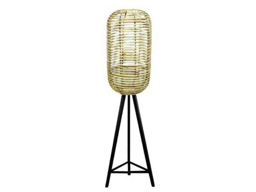 Rattan Stehlampe Terrapalme Heim und