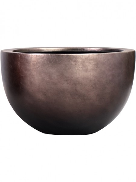 Metallic Silver leaf - Bowl Pflanzschale