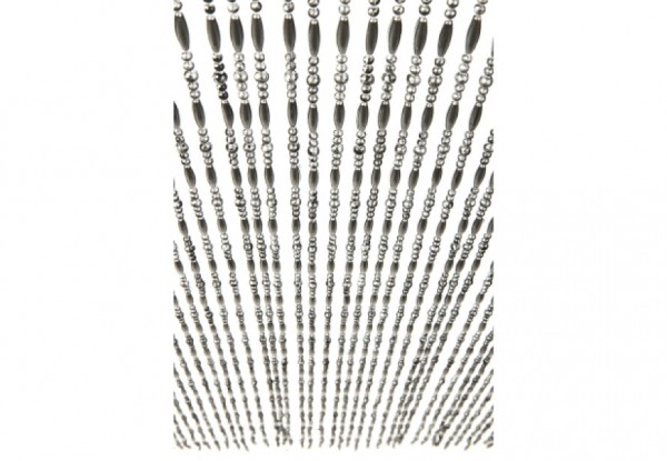 Kunststoff Türvorhang Pearl grau 200 cm