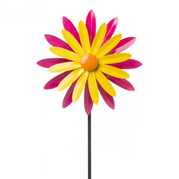 Windrad Blume aus Metall