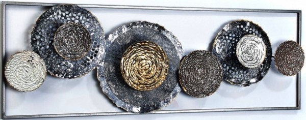 Metall Wandbild Blossom 91cm