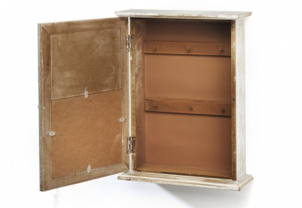 Heart Vintage Holz Schlüsselkasten