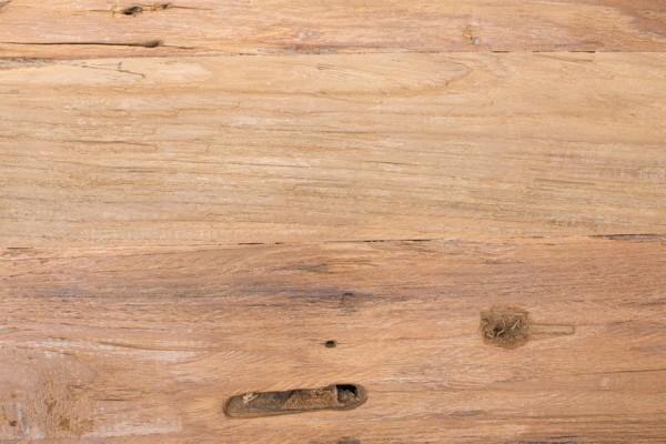 Happy hour Barsitzbank aus recyceltem Teakholz