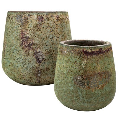 Keramik Bodenkübel 2er Set