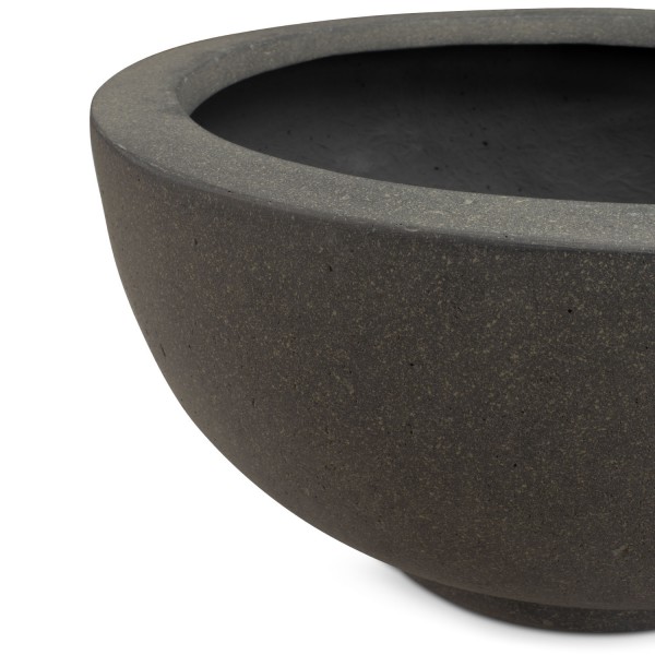 Ego Plus grey | Polystone Pflanzschale