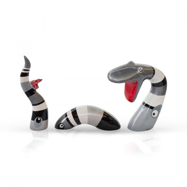 Schwimmende Schlange aus Fiberglas - Swimming Snake Silverline