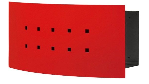 Zeitungsfach verkehrsrot