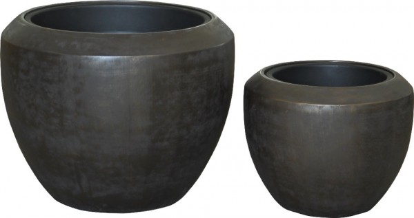 Kupferbraun Pot Pflanztopf 2er Set