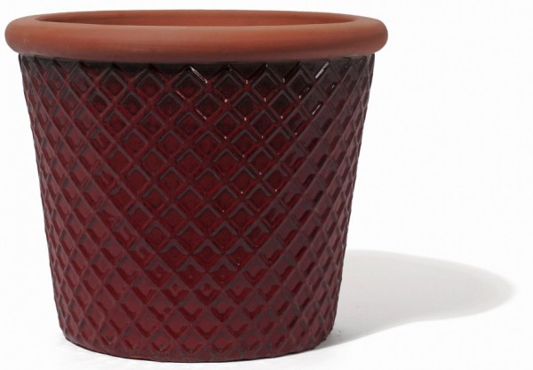 Barn Pflanztopf - FarmHouse Keramik Rot