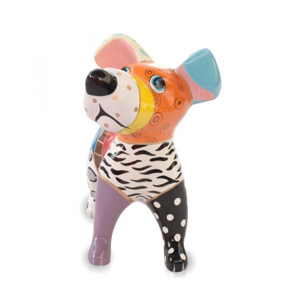 Deko Hund aus Fiberglas - Snoop Dog Multicolor