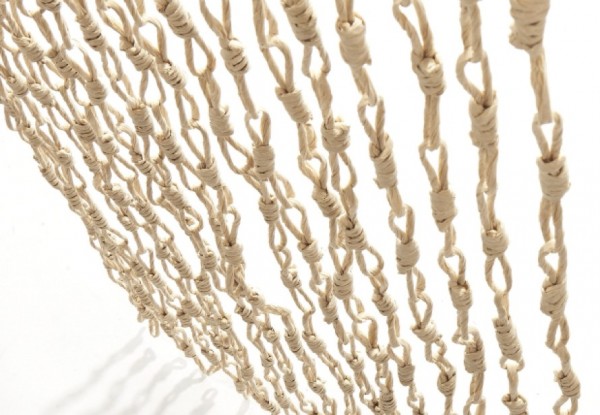 Türvorhang Circles Papierweiß 200 cm