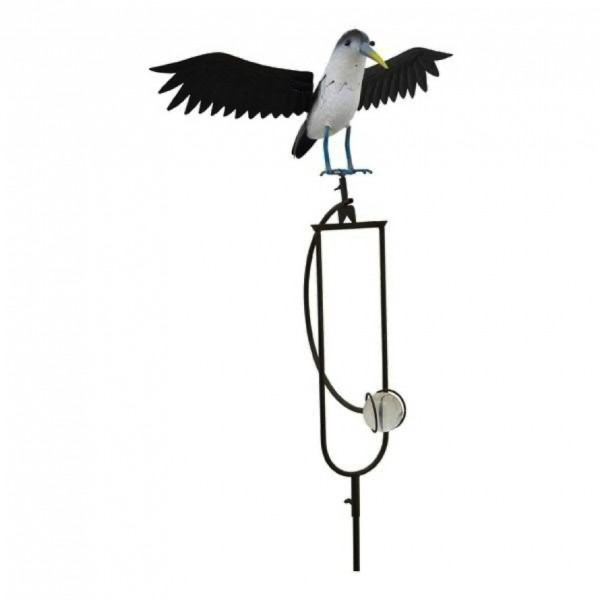 Windspiel Möwe aus Metall - Höhe 142 cm