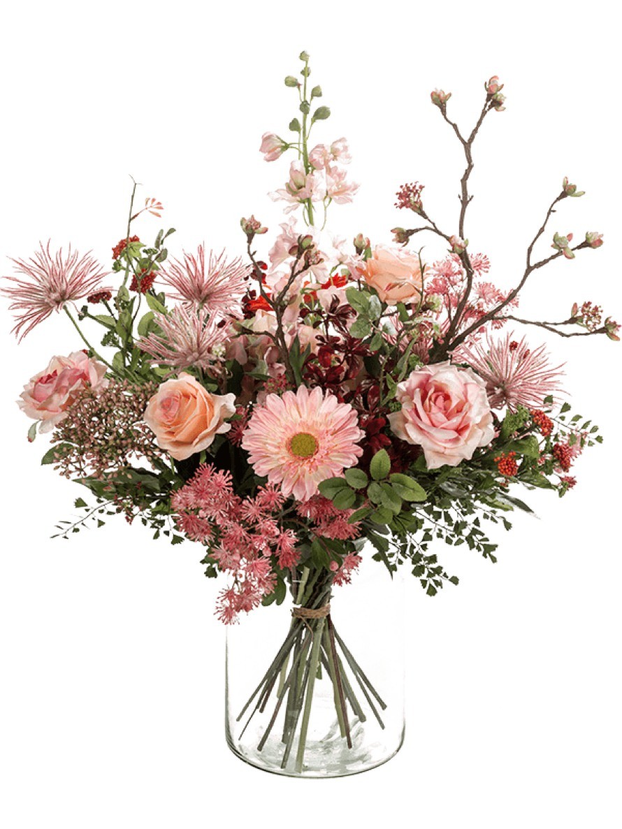 Pink Bouquet - Großer Kunstblumenstrauß | Terrapalme Heim- und Gartenshop