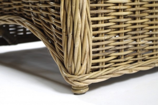 Sessel Bristol mit Kissen - Rattan kubu grey