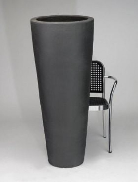 Anthrazit Partner 130 cm Keramik Pflanzvase