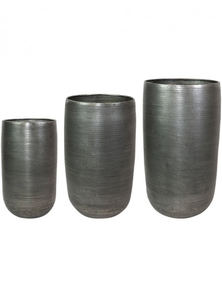 Rowen Pot Tall - Aluminium Pflanzvase - 3er Set