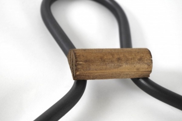 Wandgarderobe Bügelhänger aus Holz und Metall