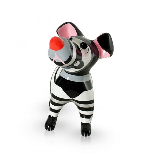 Deko Hund aus Fiberglas - Snoop Dog Silverline