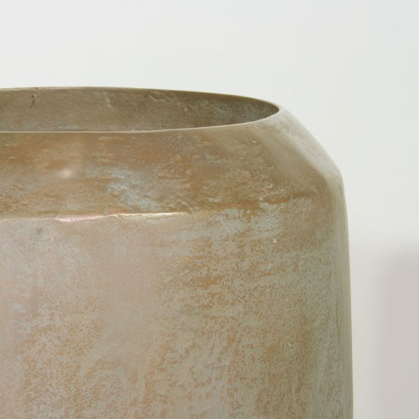 Loft verdigris bronze - Verbundkunststoff Pflanzvase