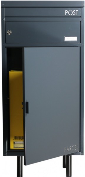 ScanPro 65 Paketbriefkasten offen anthrazit – für Pakete bis DHL Größe L