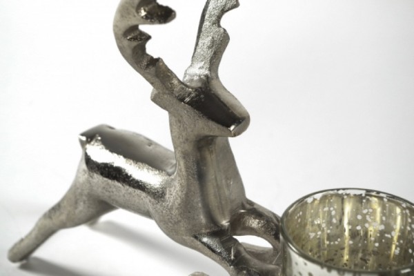 Rentiere Kerzenhalter für 4 Teelichter