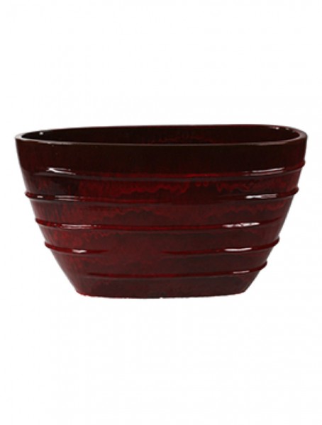 Beauty Oval Keramik Pflanzvase