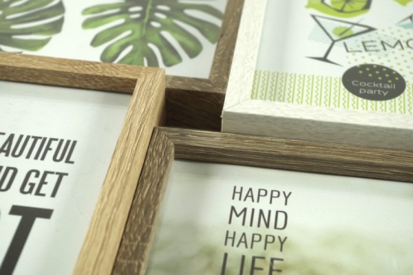 Be Smile Bilderrahmen-Collage aus Holz