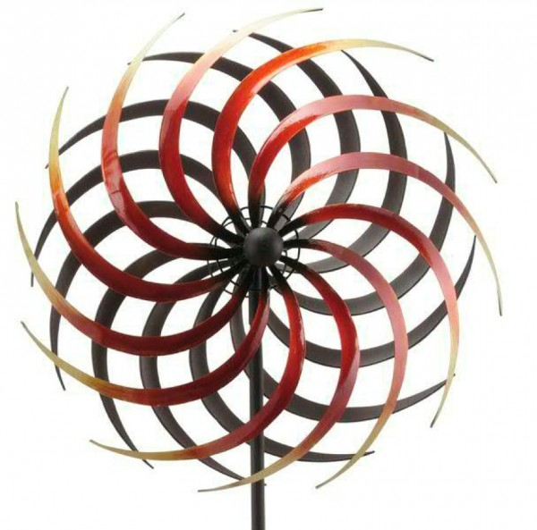 Windrad Rise aus Metall ø 46 - Höhe inkl. Stab 186 cm