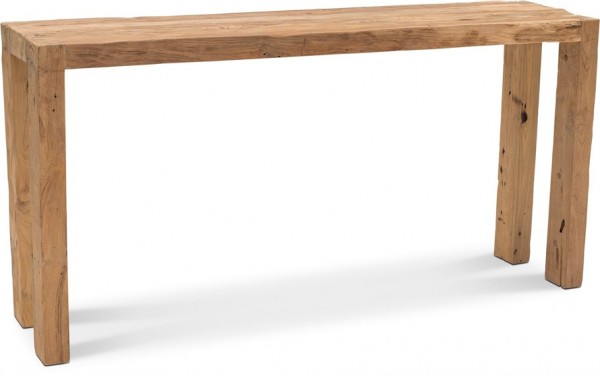 Happy hour Barsitzbank aus recyceltem Teakholz